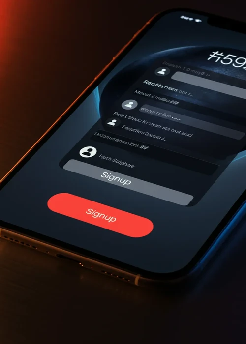 Screenshot of the casino registration form with welcome bonus details and user fields